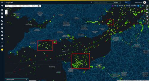 Sea Vessel Tracking - Storm Ciarán