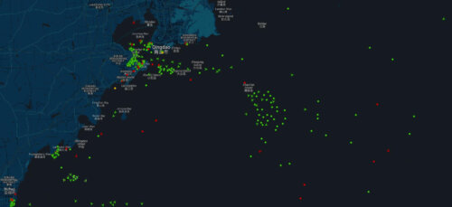 China Port Congestion Qingdoa